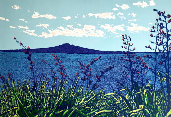 Coastal View of Rangitoto